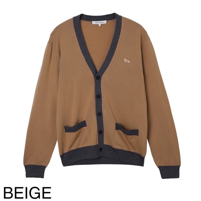 Maison Kitsuné Vネック カーディガン