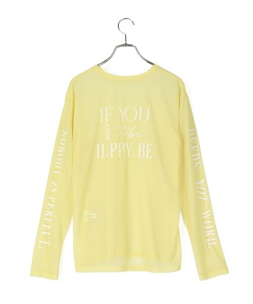 ADAM ET ROPE' 【WEB限定(一部店舗展開あり)】ロゴプリントシアーT