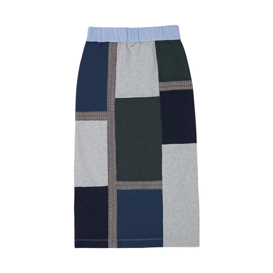VL BY VEE Random Patchwork Pencil Skirt