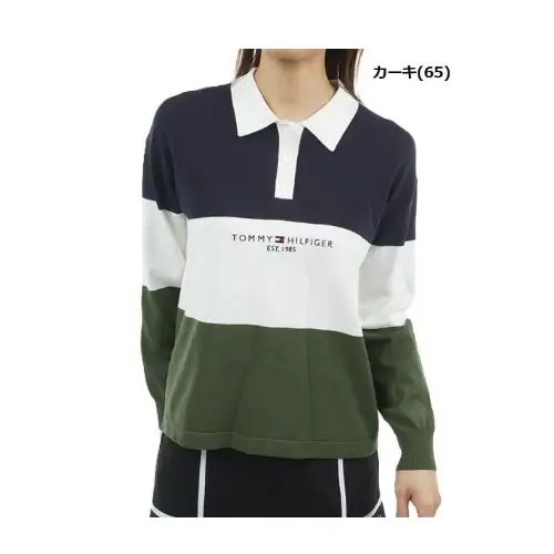 Tommy Hilfiger Golf ニットラグビーシャツ