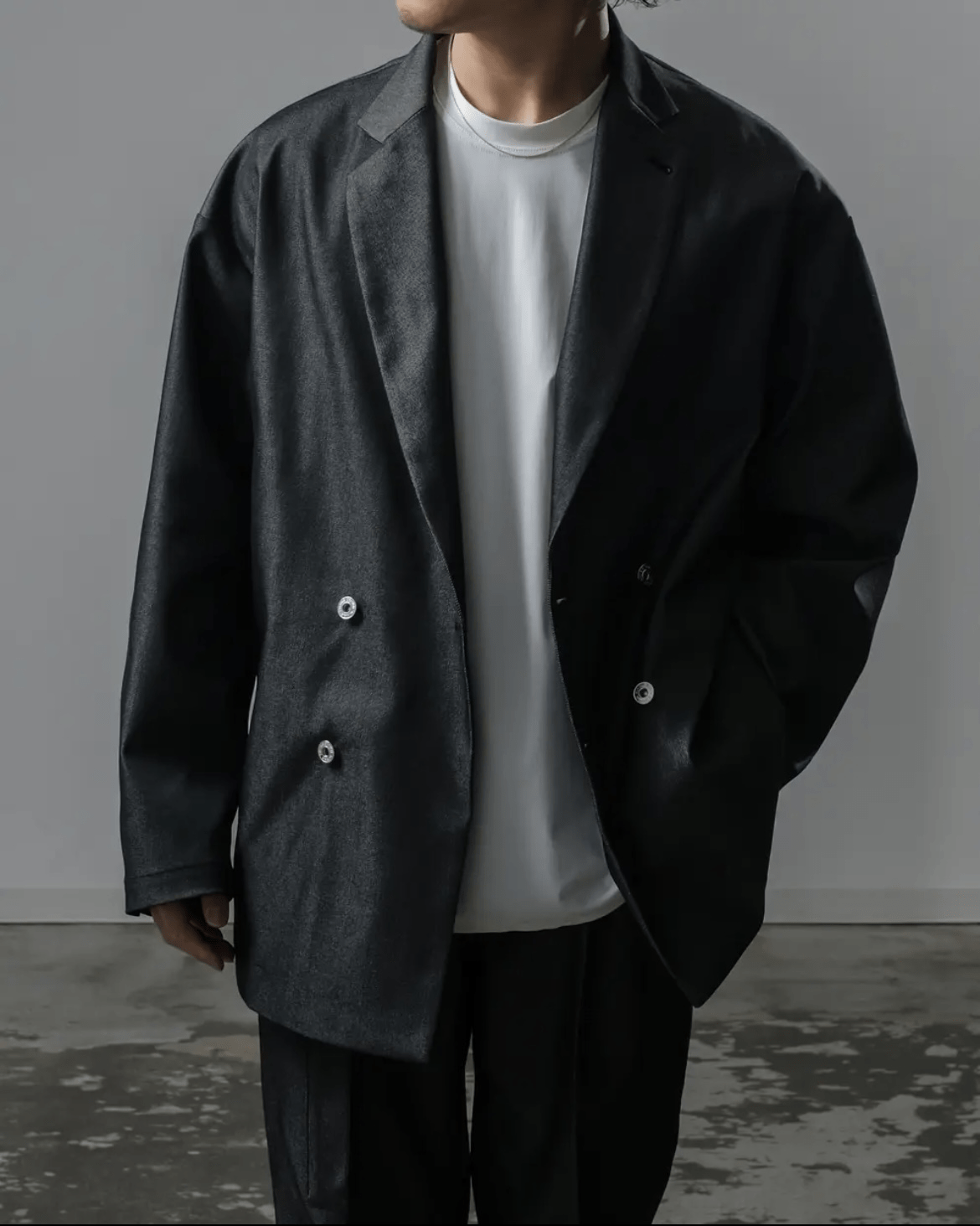 SUAVELE 【SOLOTEX】 ULTIMATE DENIM DOUBLE TAILORED JACKET