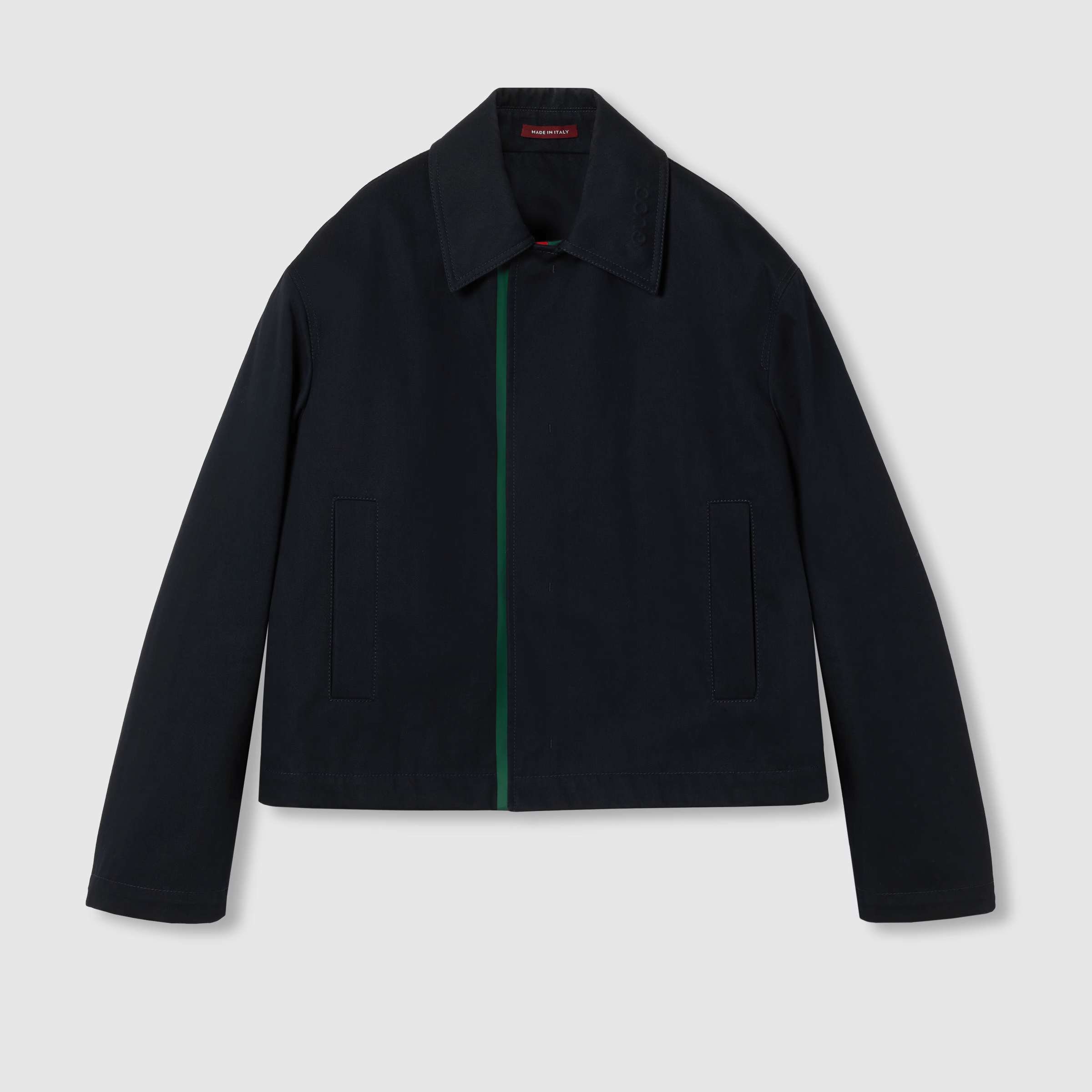 GUCCI エンボス コットンギャバジン ジャケット