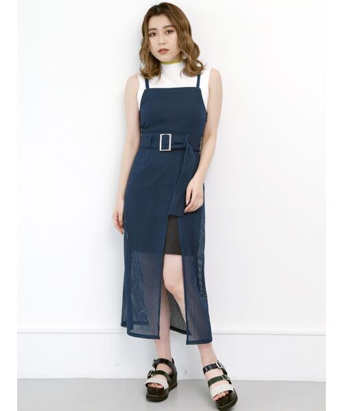 MURUA メッシュラップジャンスカ