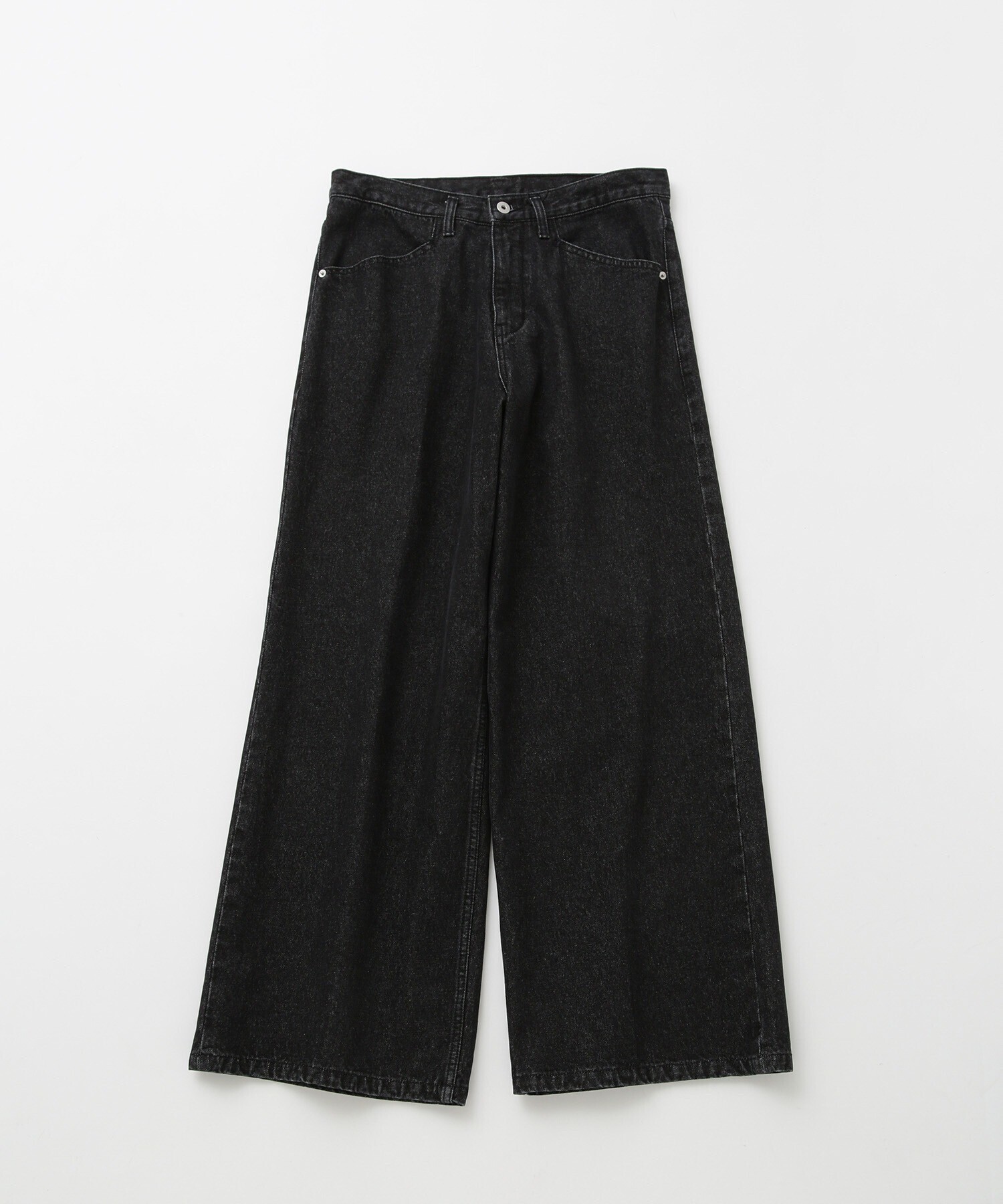 JUNRed ヴィンテージデニムフラットストレートパンツ