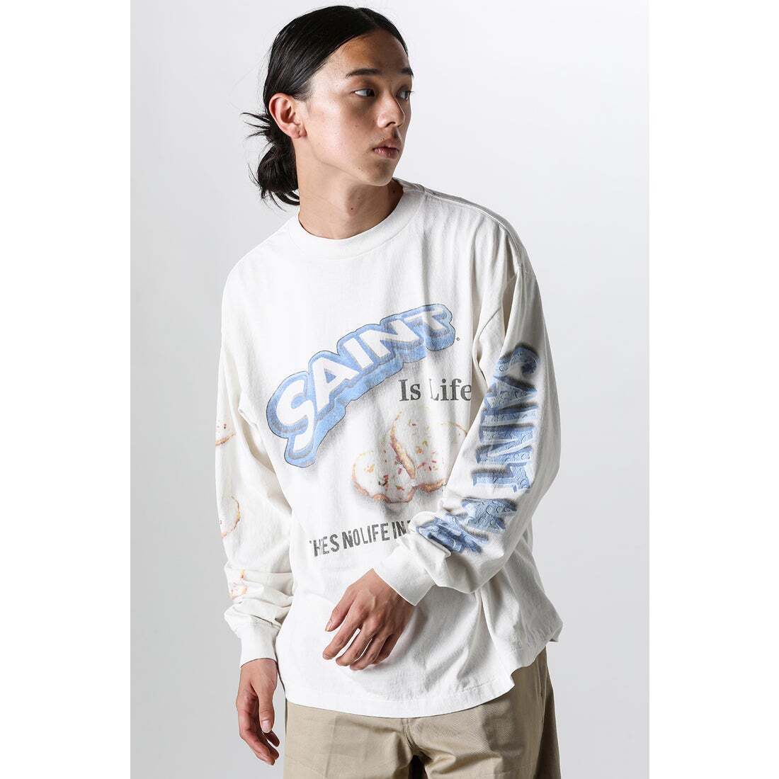 SAINT Mxxxxxx HEART COOKIE Long sleeve T-shirt