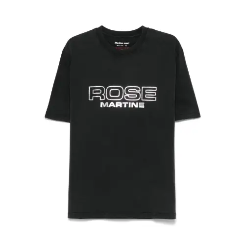MARTINE ROSE メタリックロゴ Tシャツ
