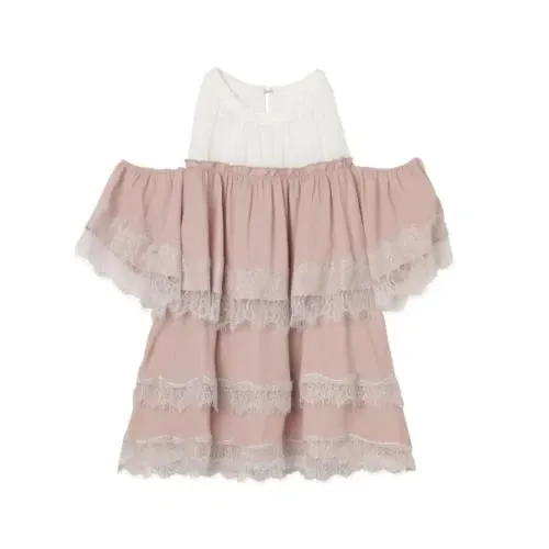 Her lip to Marilou Lace Tiered Top