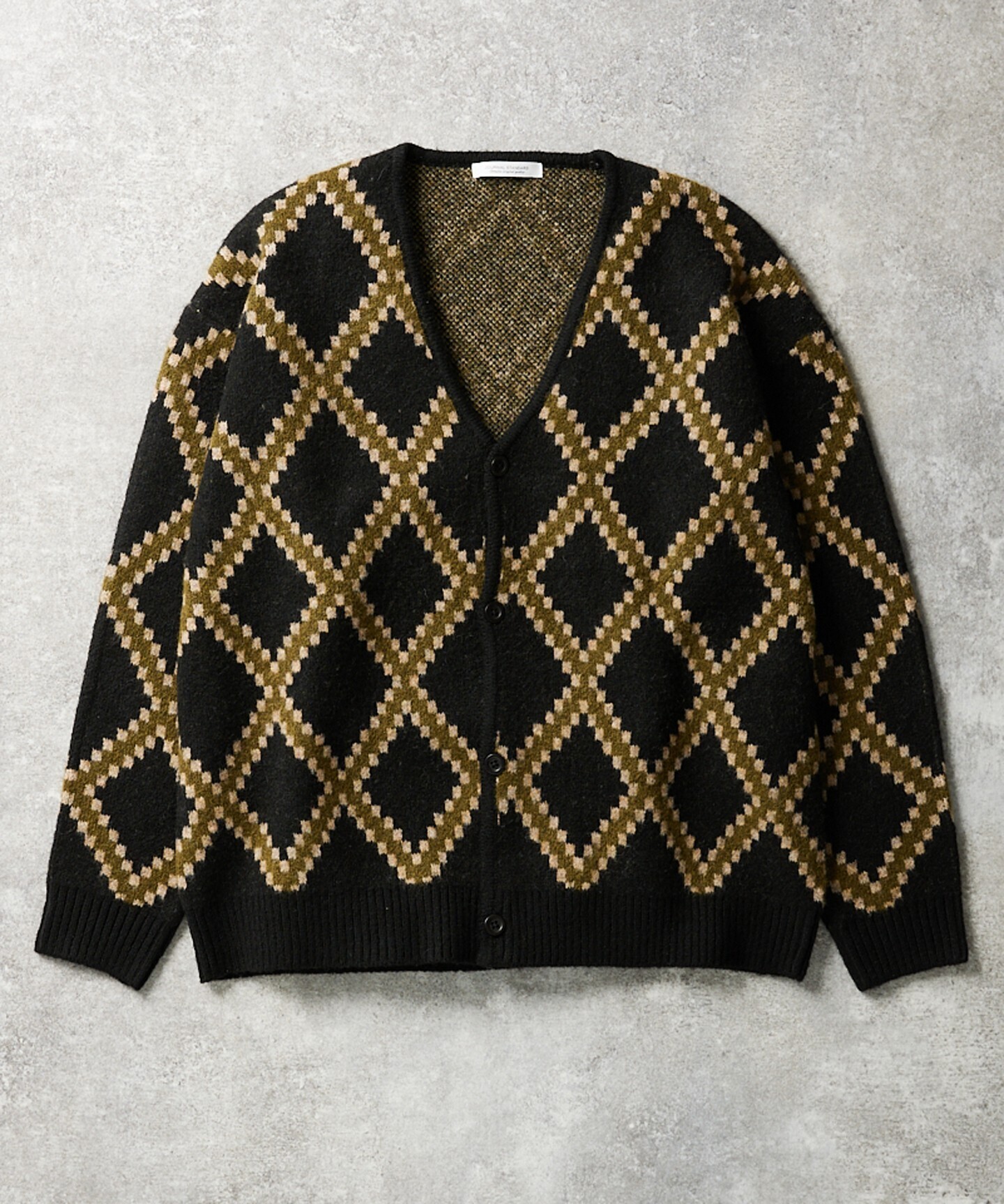 JOURNAL STANDARD ブリティッシュパターン ジャカード カーディガン