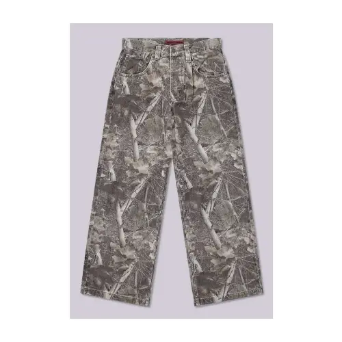 Jaded London Woodland Camo Colossus Baggy Jeans