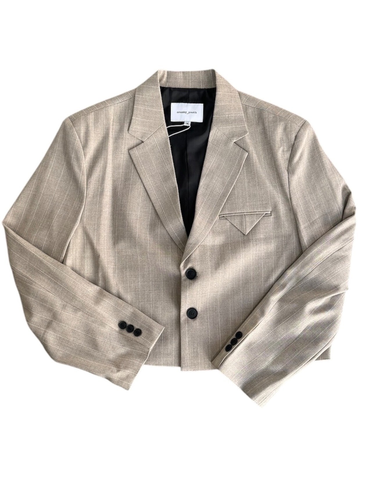 ALUDE mode short jacket