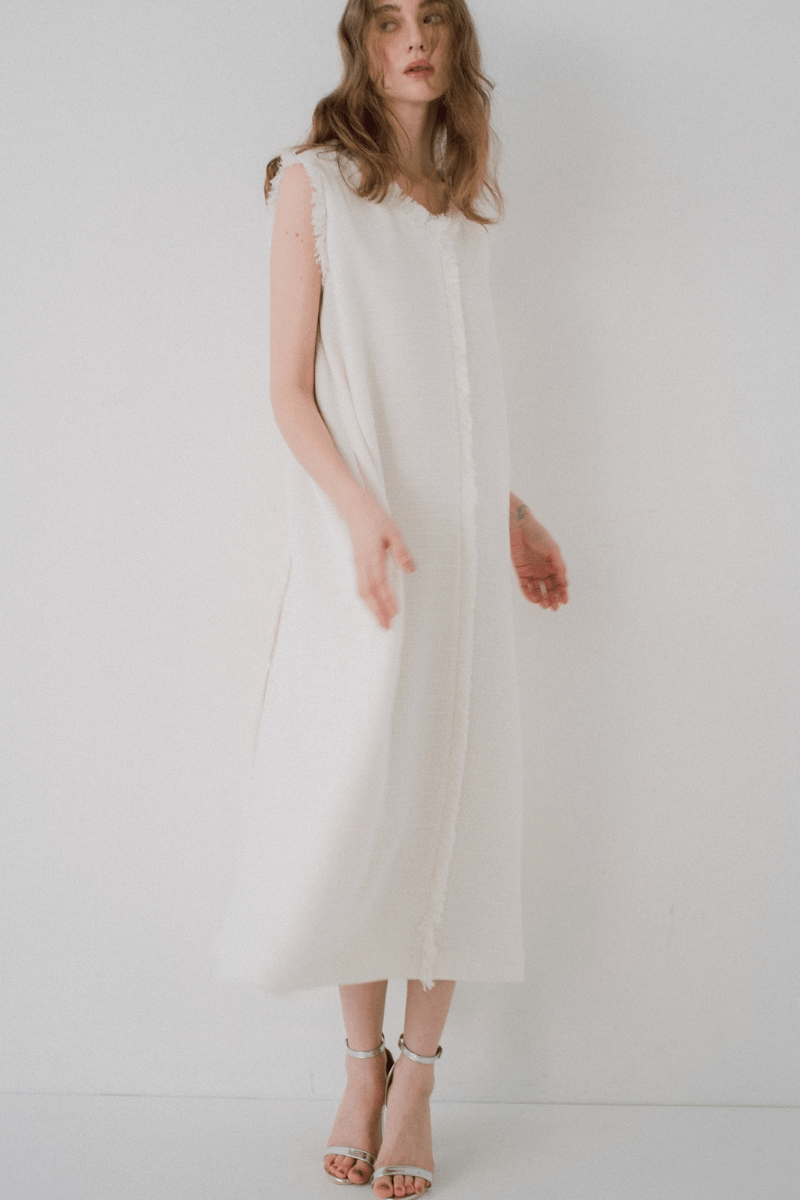 maison de Dolce. ツイードワンピース【white】