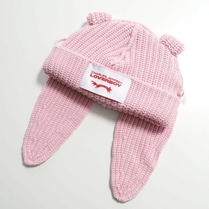 CHARLES JEFFREY LOVERBOY CHUNKY RABBIT BEANIE