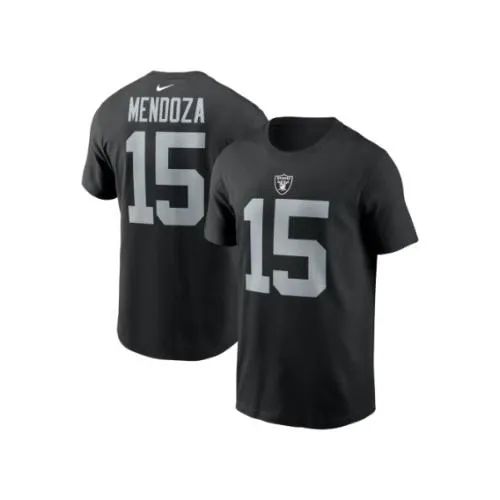 NIKE フェルナンド・メンドーサ ブラック ラスベガス・レイダース Name & Number Tシャツ