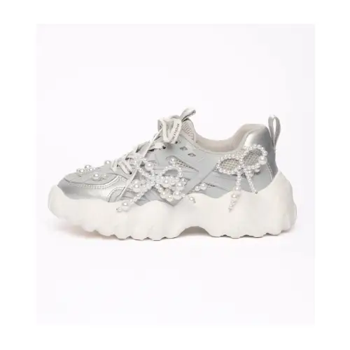MAISON MAVERICK PRESENTS Bumpy Sole Pearl Sneakers