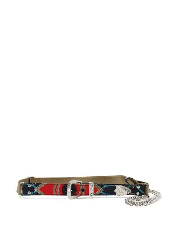 TOGA Chain detailing belt