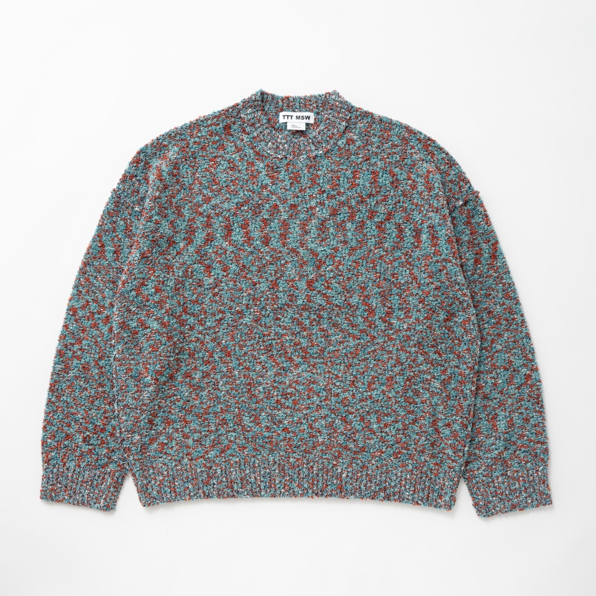 TTT MSW Camouflage pullover knit (BLUE)
