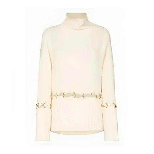 sacai Ring Detail Wool Sweater