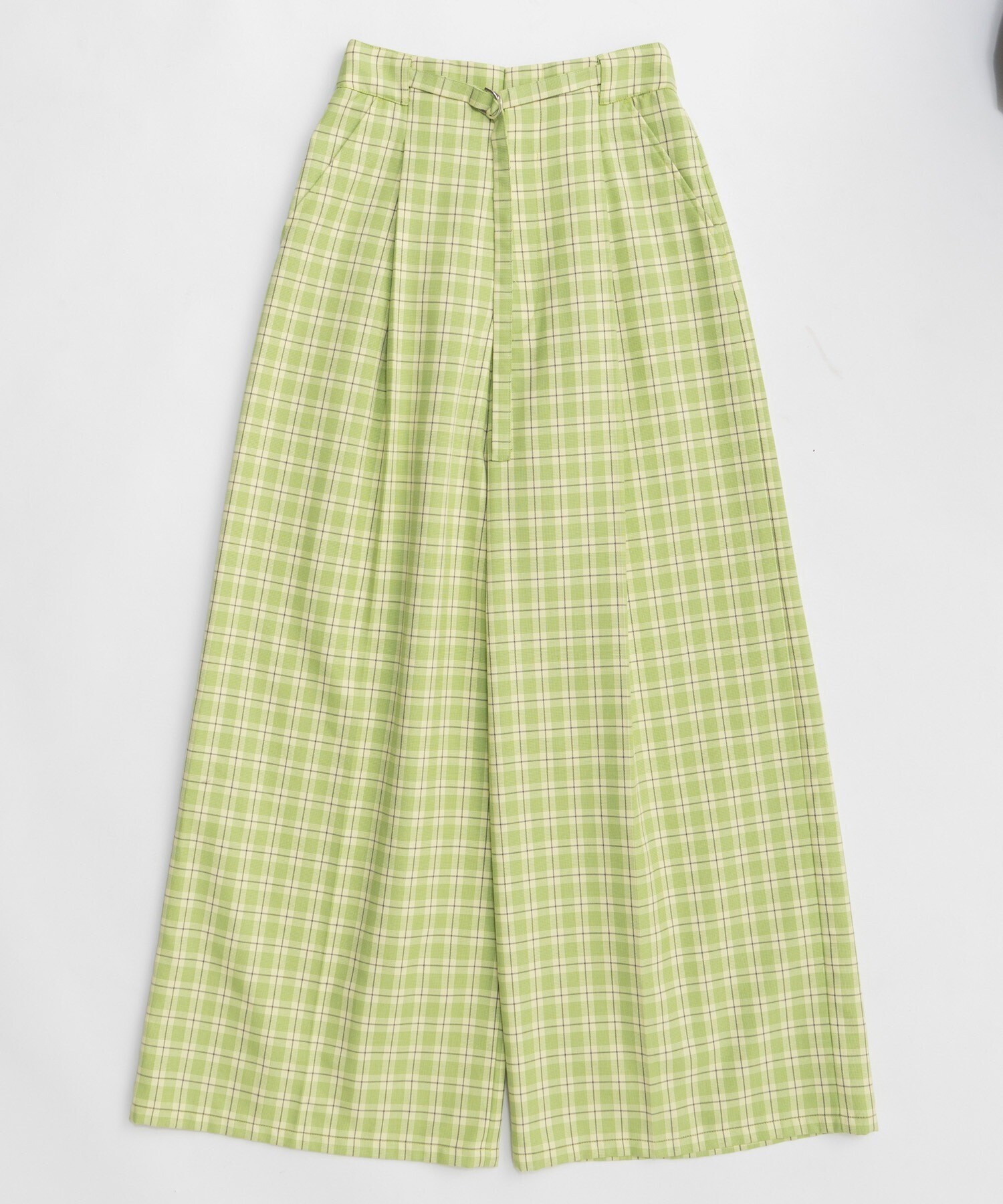 MAISON SPECIAL Check Wide Pants