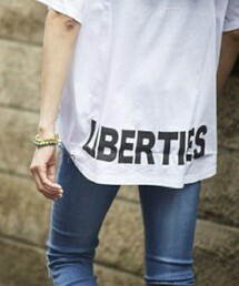 GalaabenD 【限定商品】シルケット天竺ビッグT『LIBERTIES』