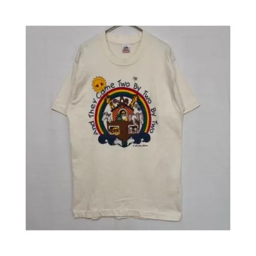 VINTAGE 90s USA製 アニマル ノアの方舟 Noah's Ark Tシャツ