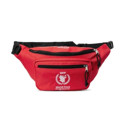 Balenciaga + World Food Programme Logo-Embroidered Nylon Belt Bag