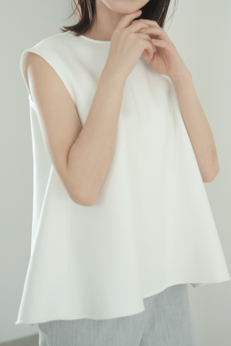 maison de Dolce. グログランジップトップス【white】