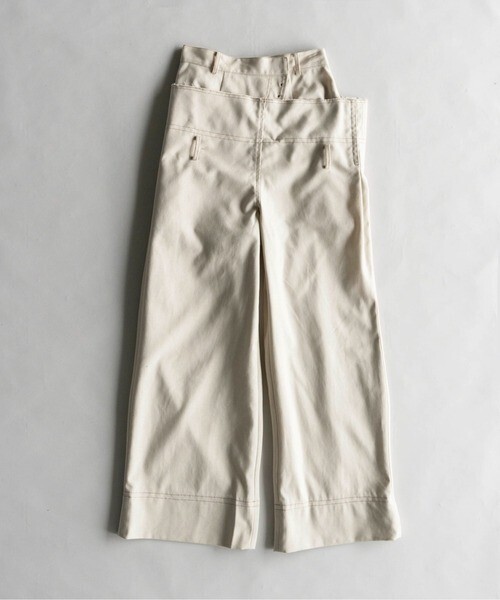MAISON SPECIAL ダブルウエストワイドパンツ