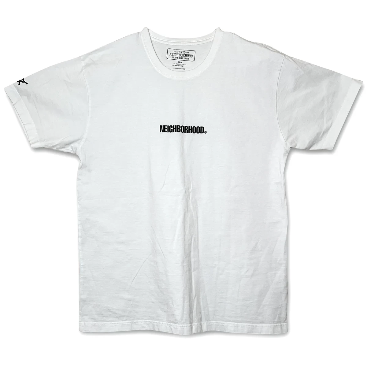 NEIGHBORHOOD NBHD Filth And Fury Velvet Logo T-Shirt
