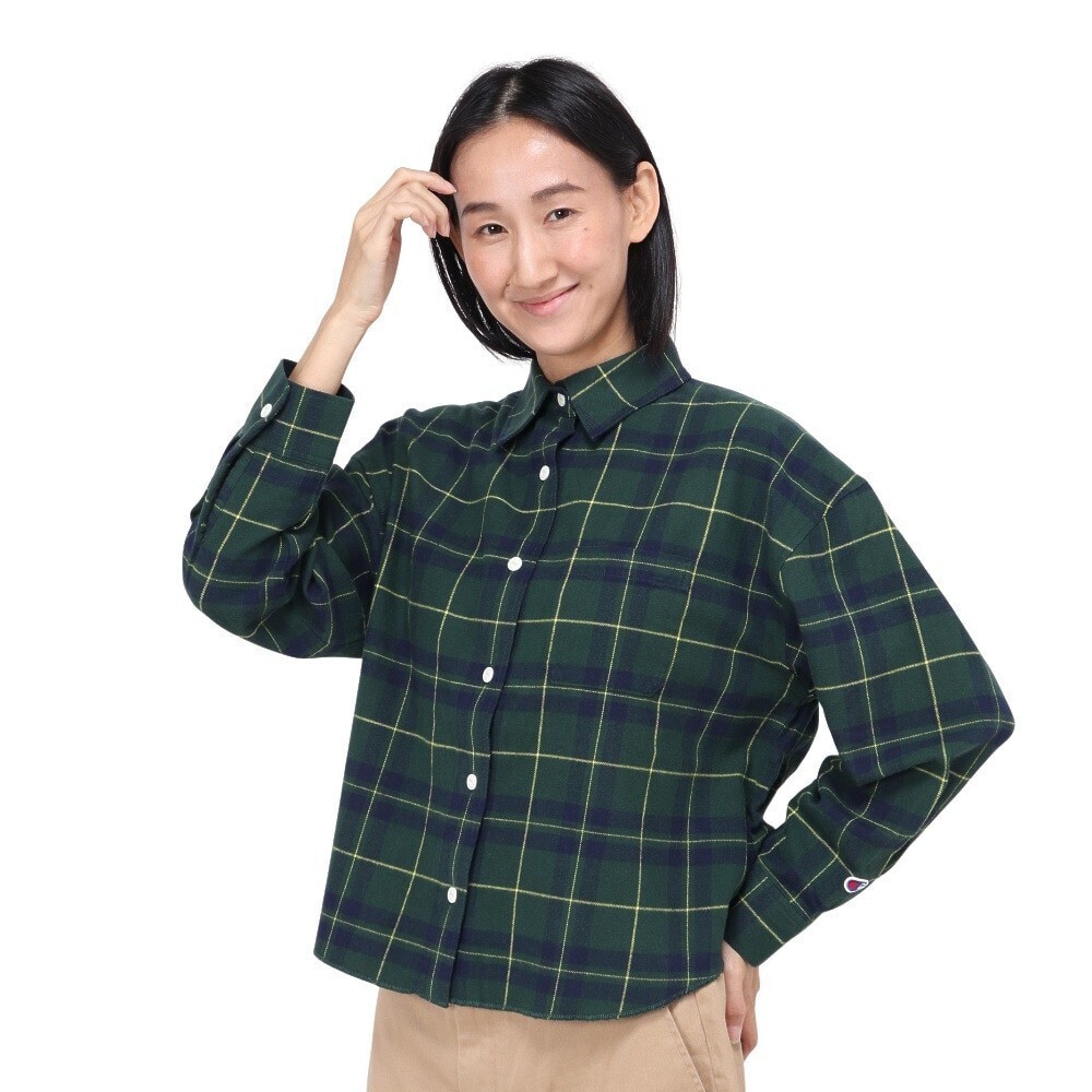 CHAMPION-HERITAGE ロングスリーブ チェックフランネル シャツ CW-A406 37G