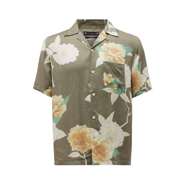 ALLSAINTS Alamein floral-print eco viscose-blend shirt