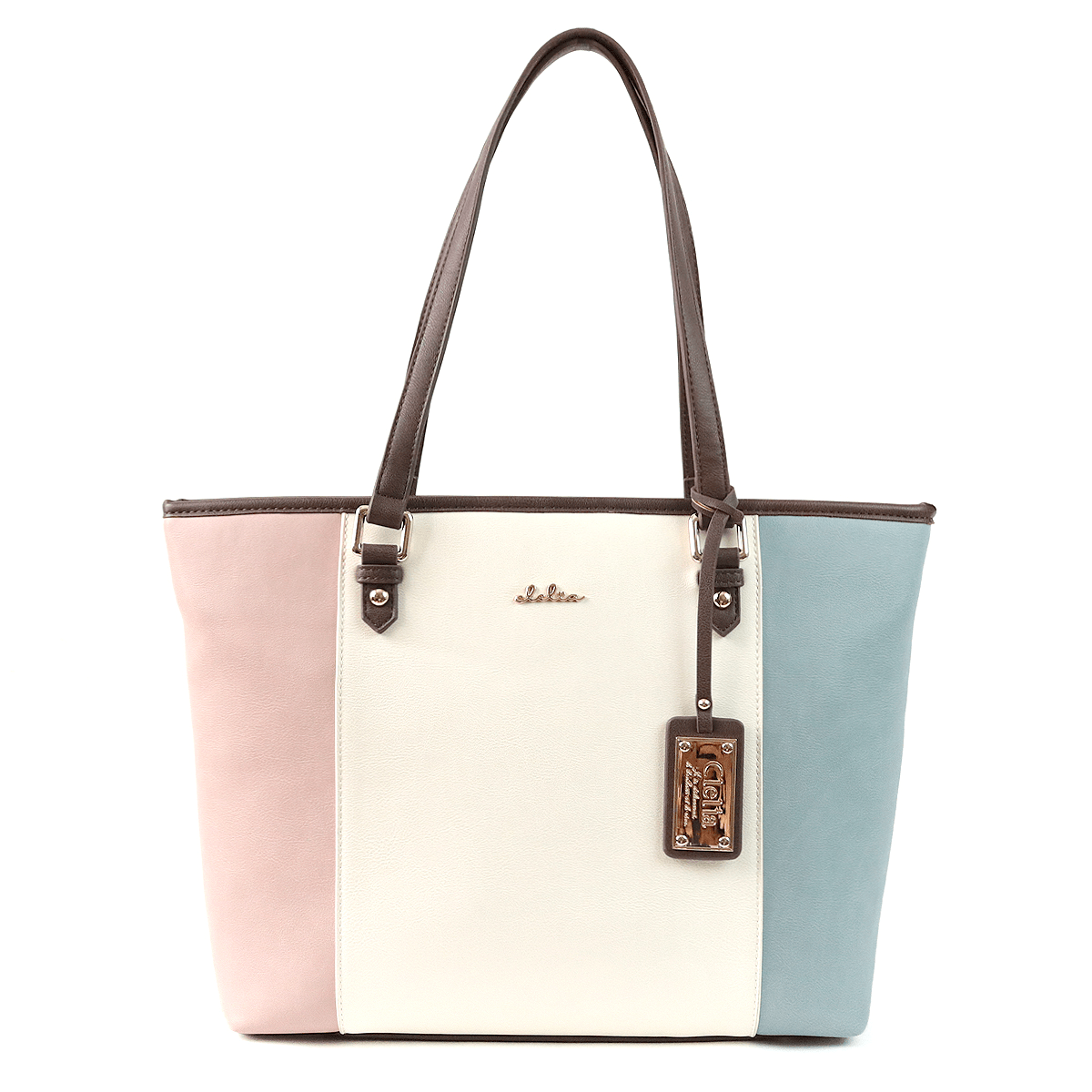 Clelia（クレリア） [Clelia/クレリア] トリコロールトートバッグ レディース Riberte CL-22719