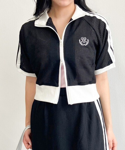 fav store remelulu メッシュトラックジャケット