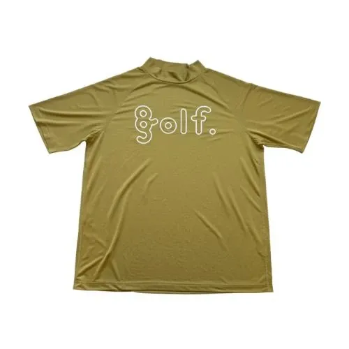 8G SHOOT SUPER LIGHT LOGO PRINT MOCK NECK SHIRT