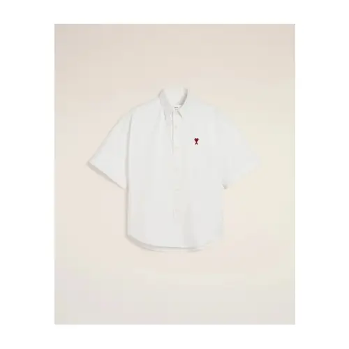 AMI Paris ボクシーフィット ショートスリーブ シャツ