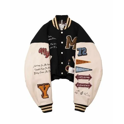 MIHARA YASUHIRO Roll-up Hem Stadium Jacket