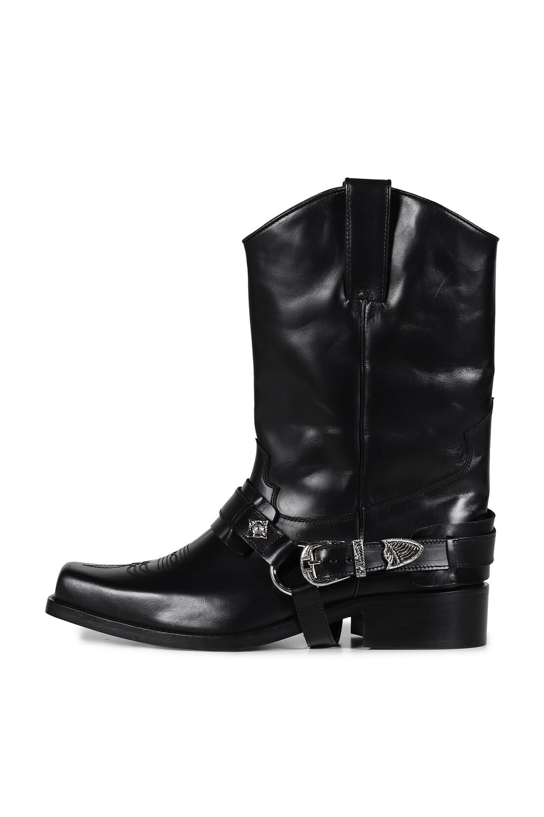 TOGA VIRILIS AJ1178 - BLACK HARD LEATHER / BLK