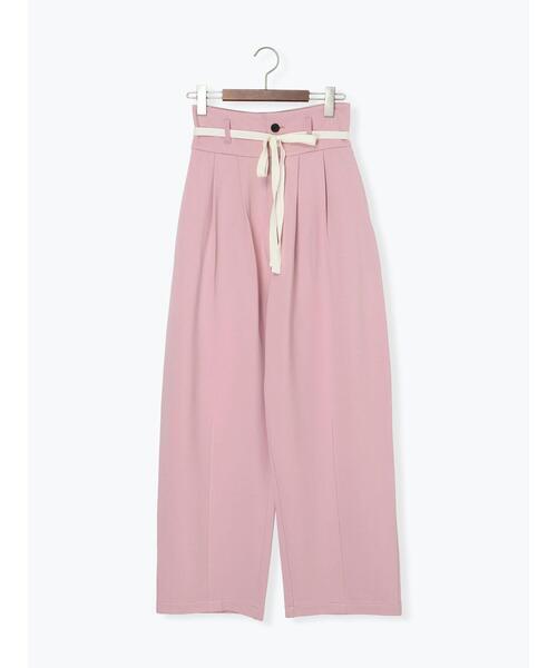 Te chichi ポンチハイウエストカーブパンツ