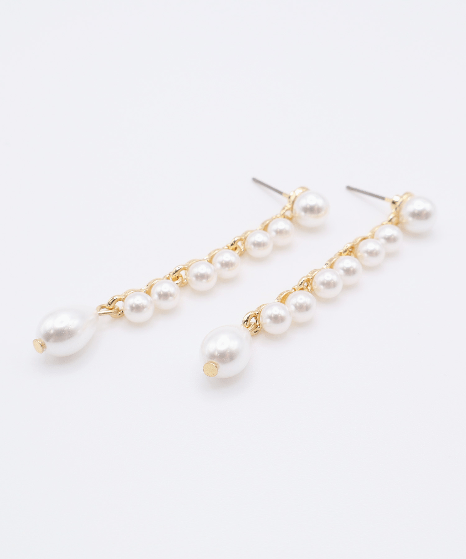 VATSURICA 〈L1154P5〉デザイン パール ロング ピアス