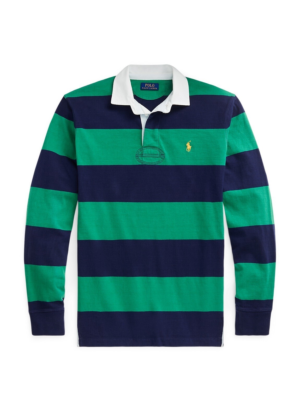 POLO RALPH LAUREN クラシック フィット ストライプド ジャージー ラグビー シャツ