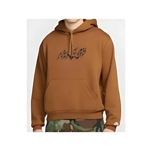 NIKE フリース プルオーバー スケートボードパーカー