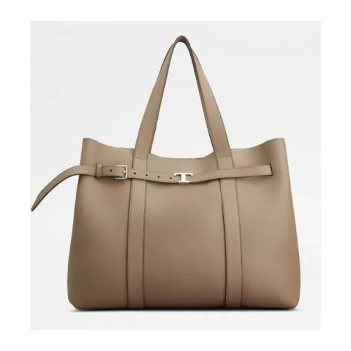 TOD’S レザー ショッピング バッグ ラージ