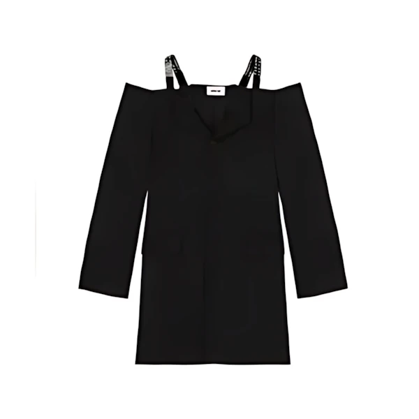 AMBUSH off-shoulder wool blazer