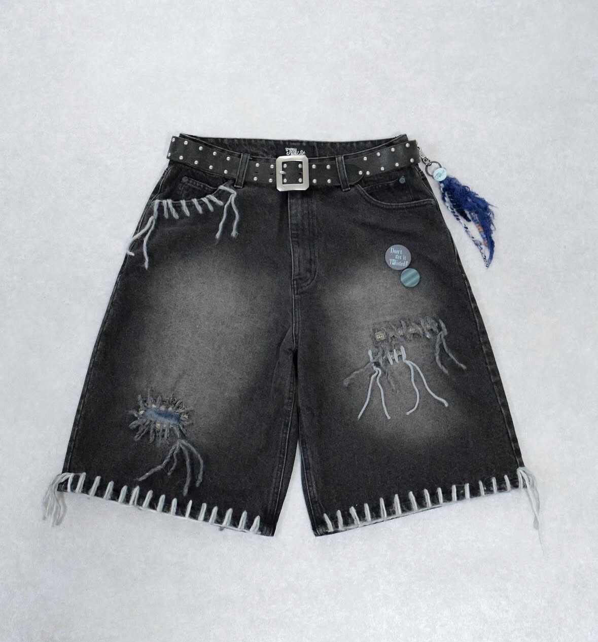 TΣist Hand Stitch Baggy Jorts
