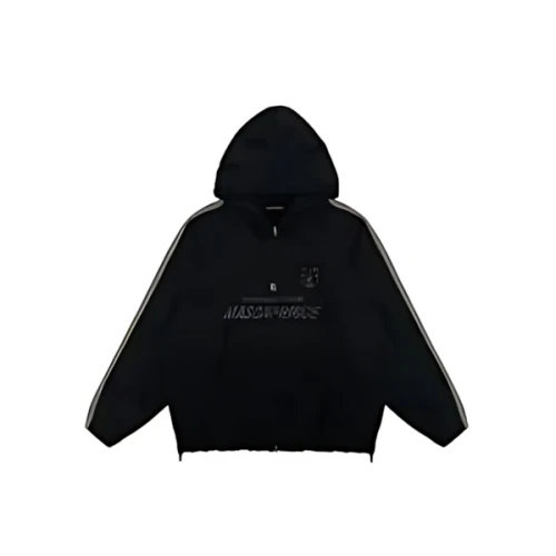 MASONPRINCE サイドライン ダメージ加工 ZIPパーカー