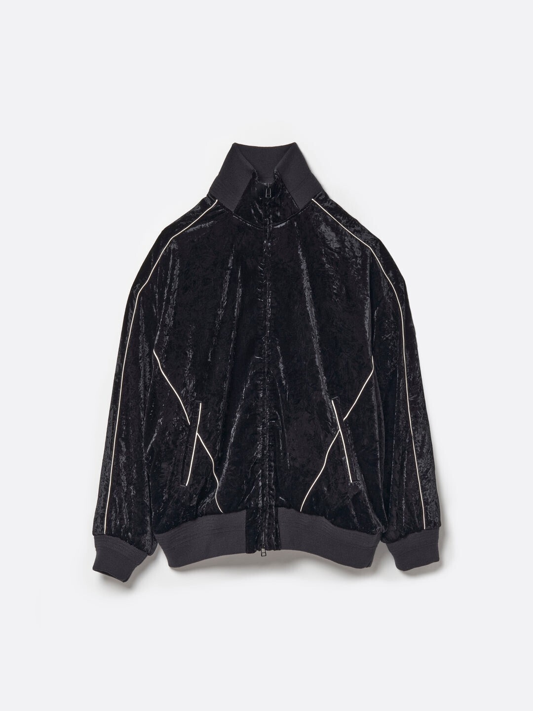 SUBLATIONS VELVET TRACK OVER JACKET .12【BLACK】