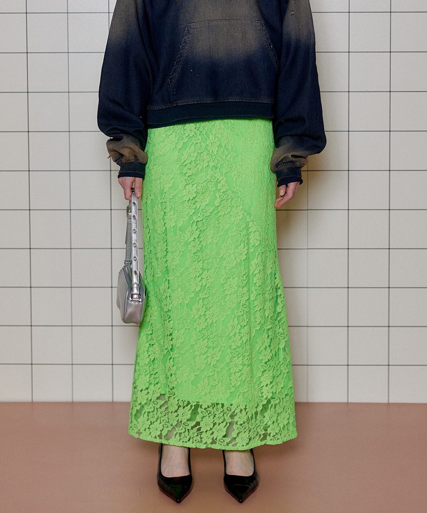MAISON SPECIAL Lace Skirt
