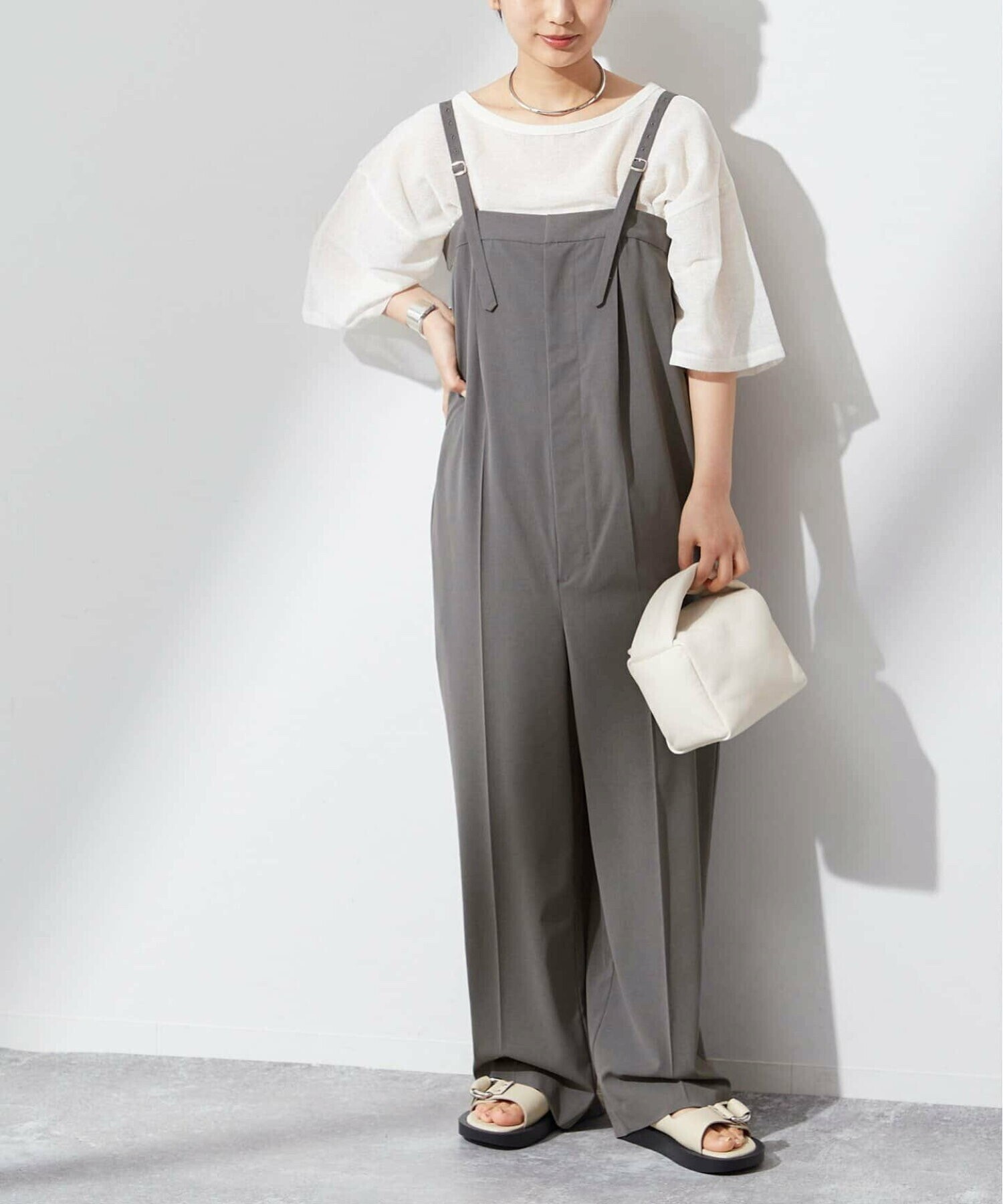JOURNAL STANDARD L'ESSAGE ライトトロサスペンダーパンツ