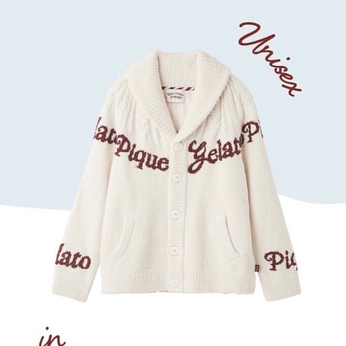 gelato pique ベビモコアランショールカーディガン