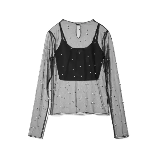 ROSY LUCE PEARL SHEER TOPS