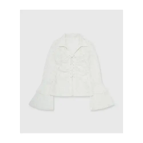 JOSE MOON LIQUIDE LACE BLOUSE